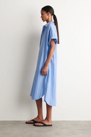 COS A-Line Short-Sleeved Shirt Dress | endource