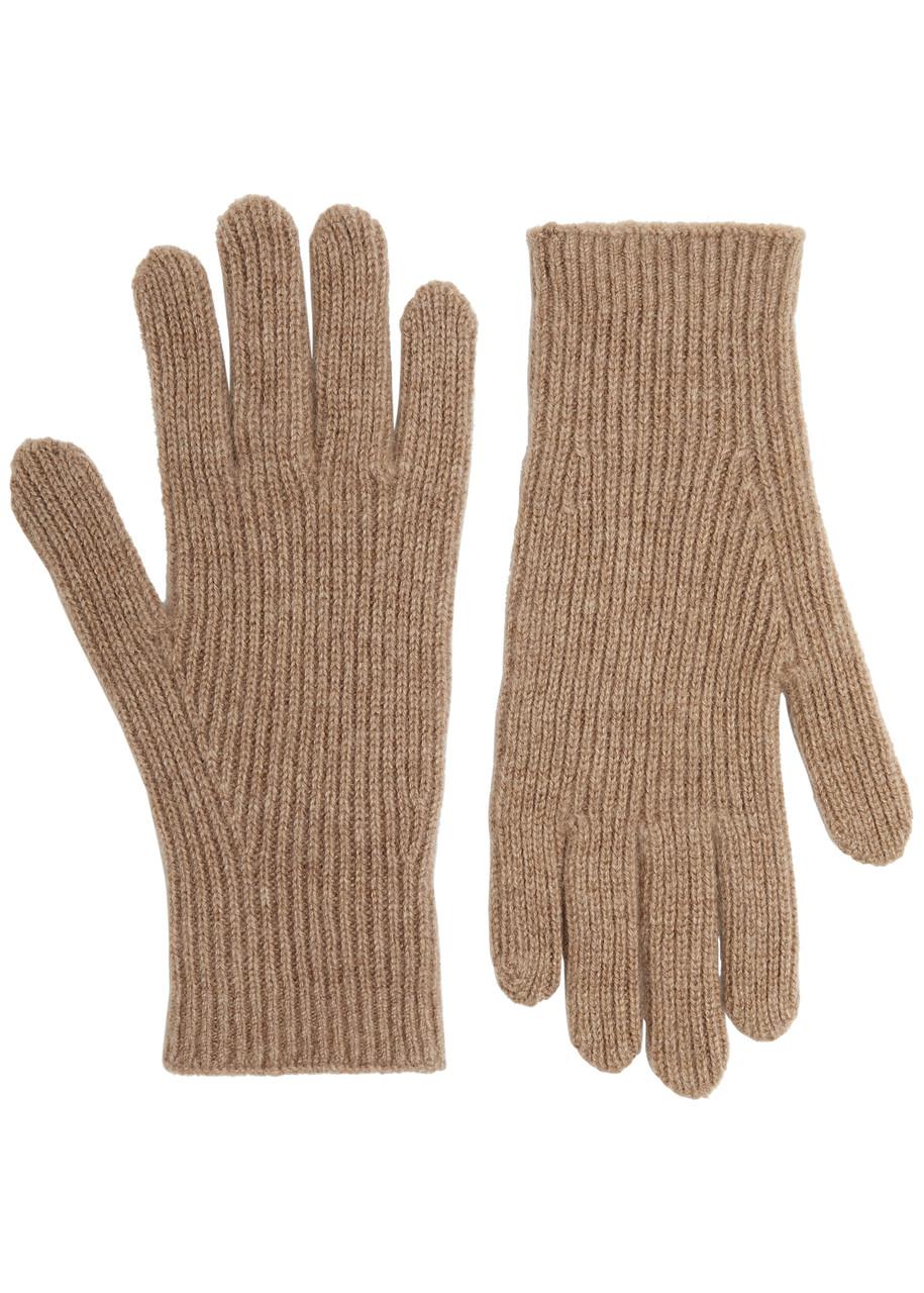 TOTÊME Ribbed Cashmere-Blend Gloves | Endource