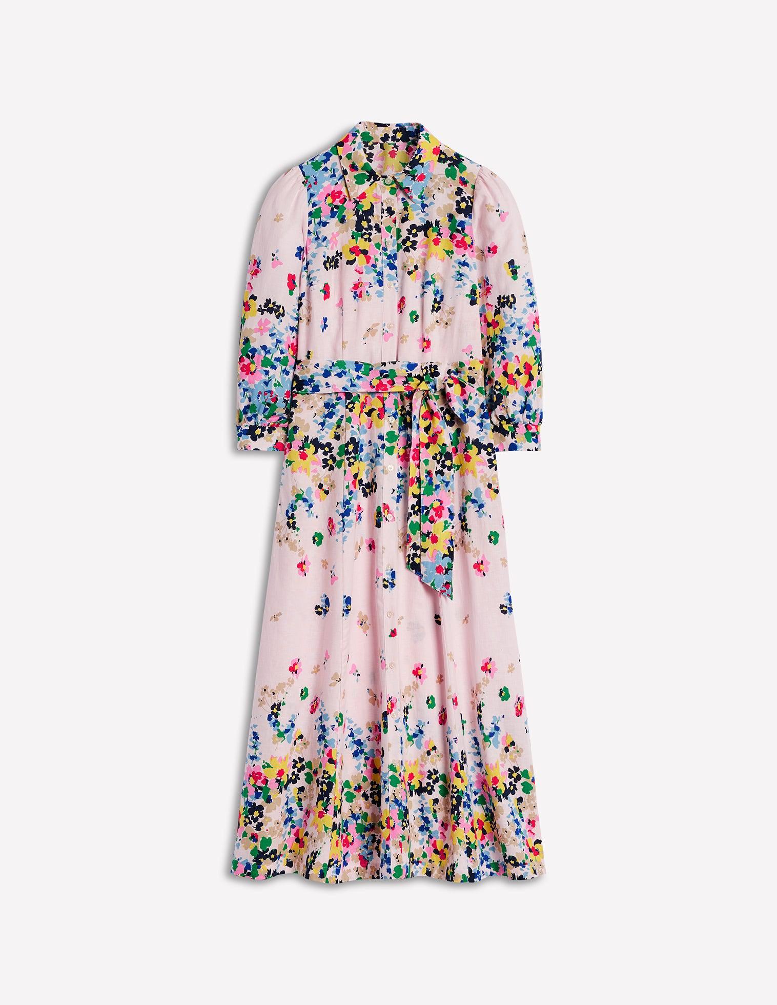 BODEN Clara Linen Blend Shirt Dress | endource BODEN Clara Linen Blend Shirt Dress | endource