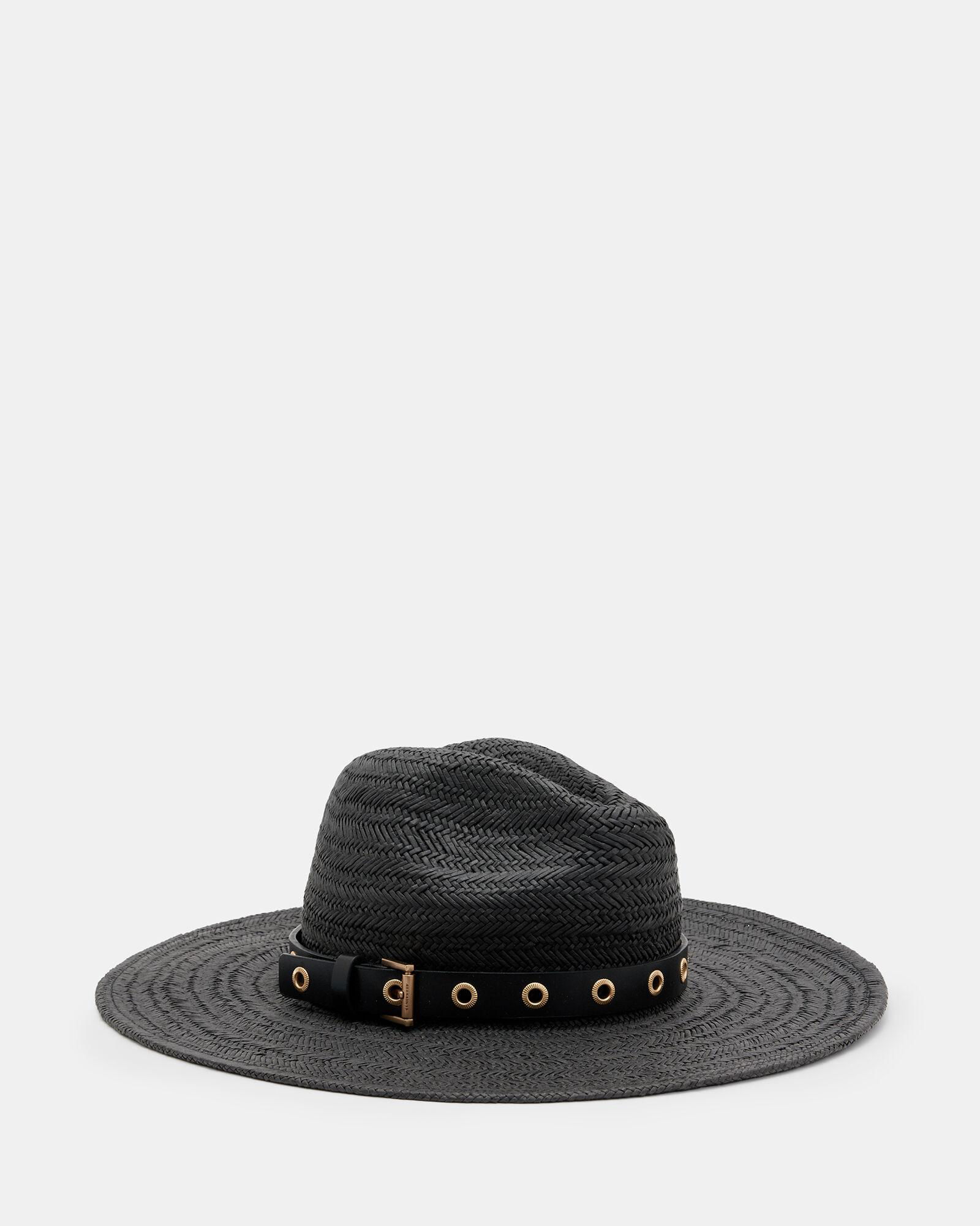 ALLSAINTS Delilah Straw Fedora Eyelet Hat | endource