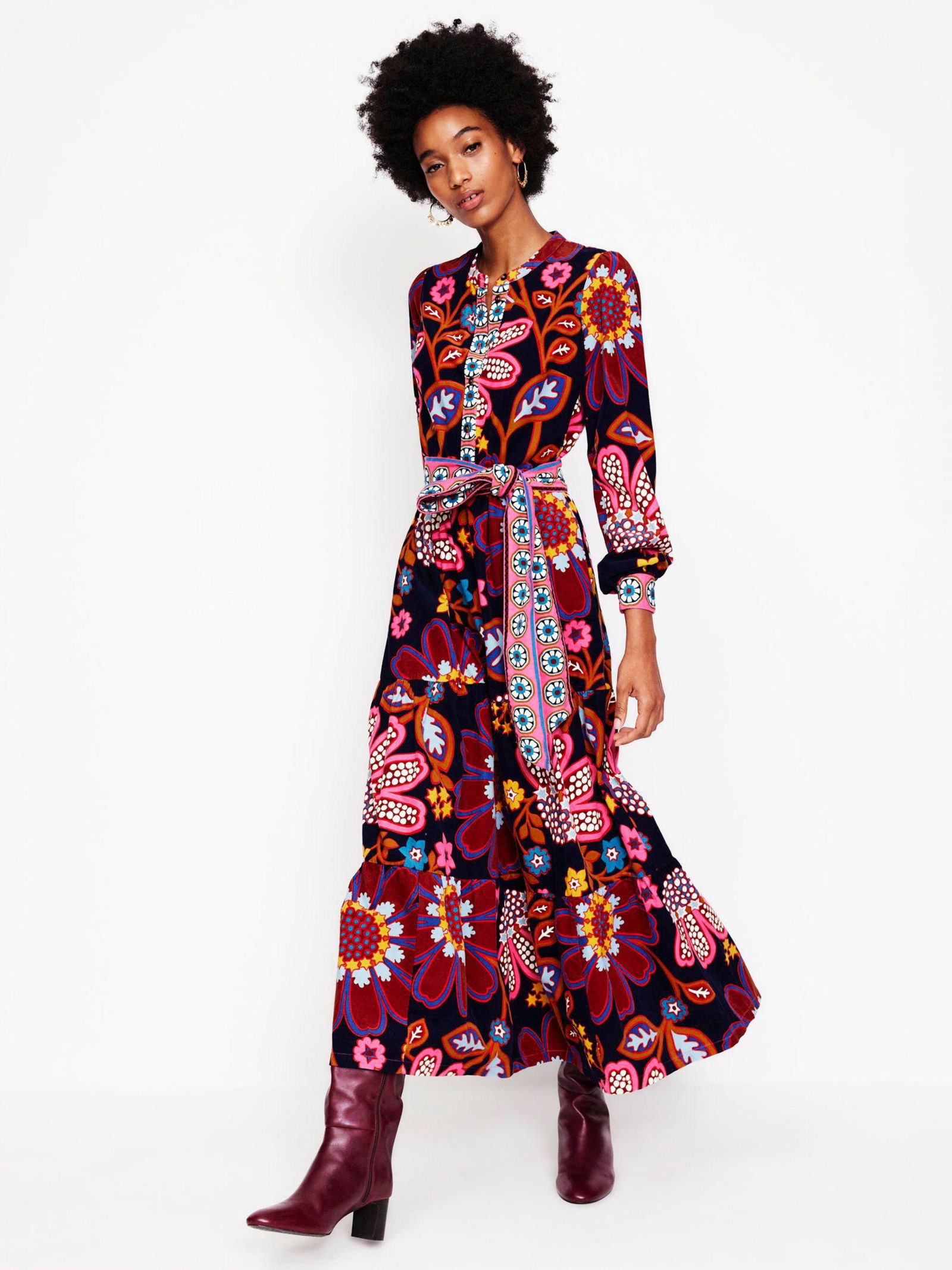 BODEN Alba Cord Maxi Dress | endource