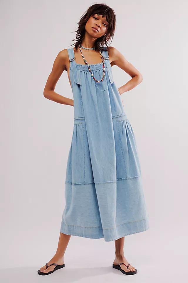 knee length dresses for ladies Free People Complete Me Midi Dress – Social Threads main image 1