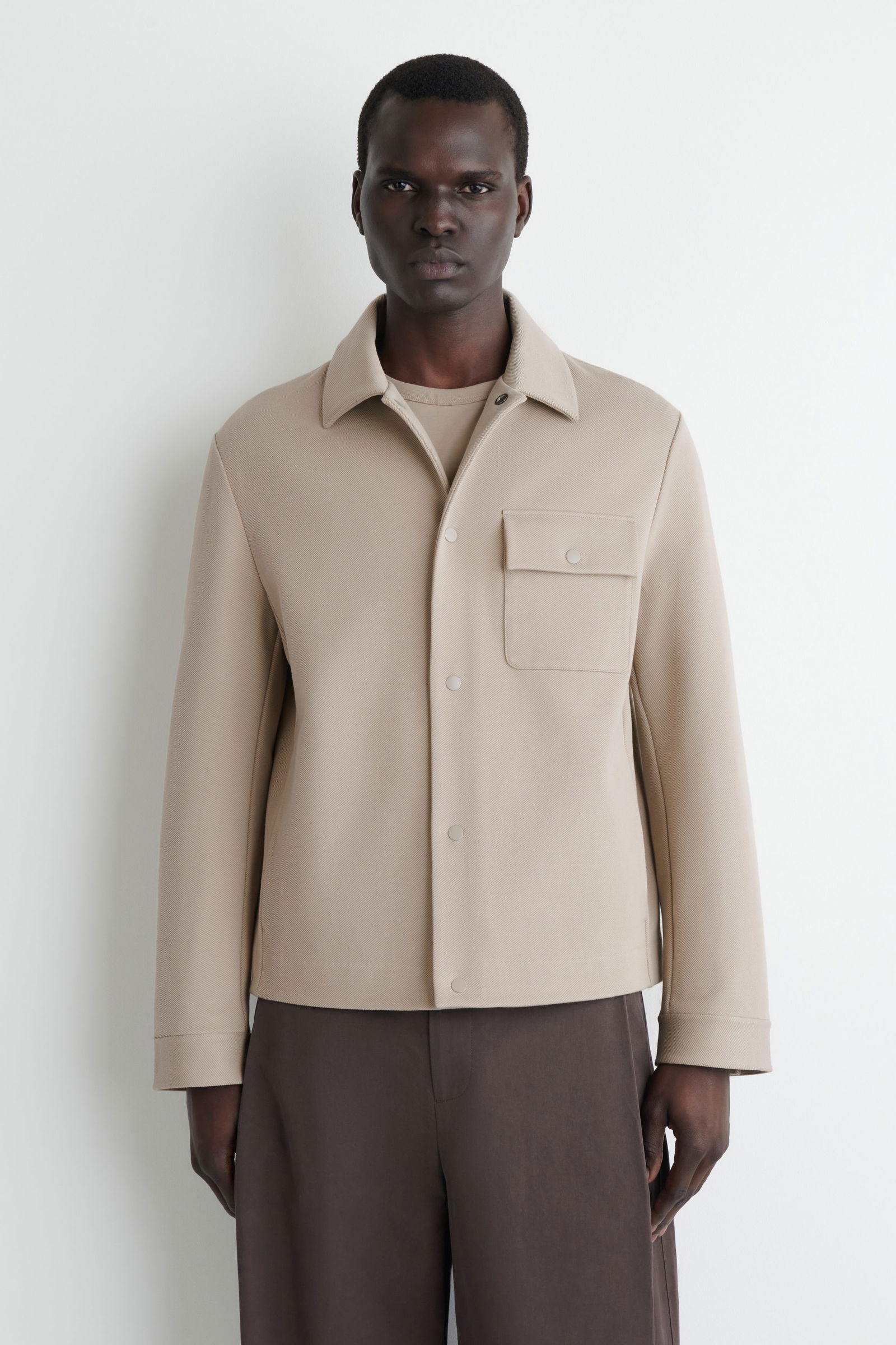 COS Jersey-Twill Shirt Jacket | endource