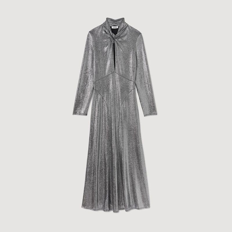 THE METALLIC SANDRA DRESS