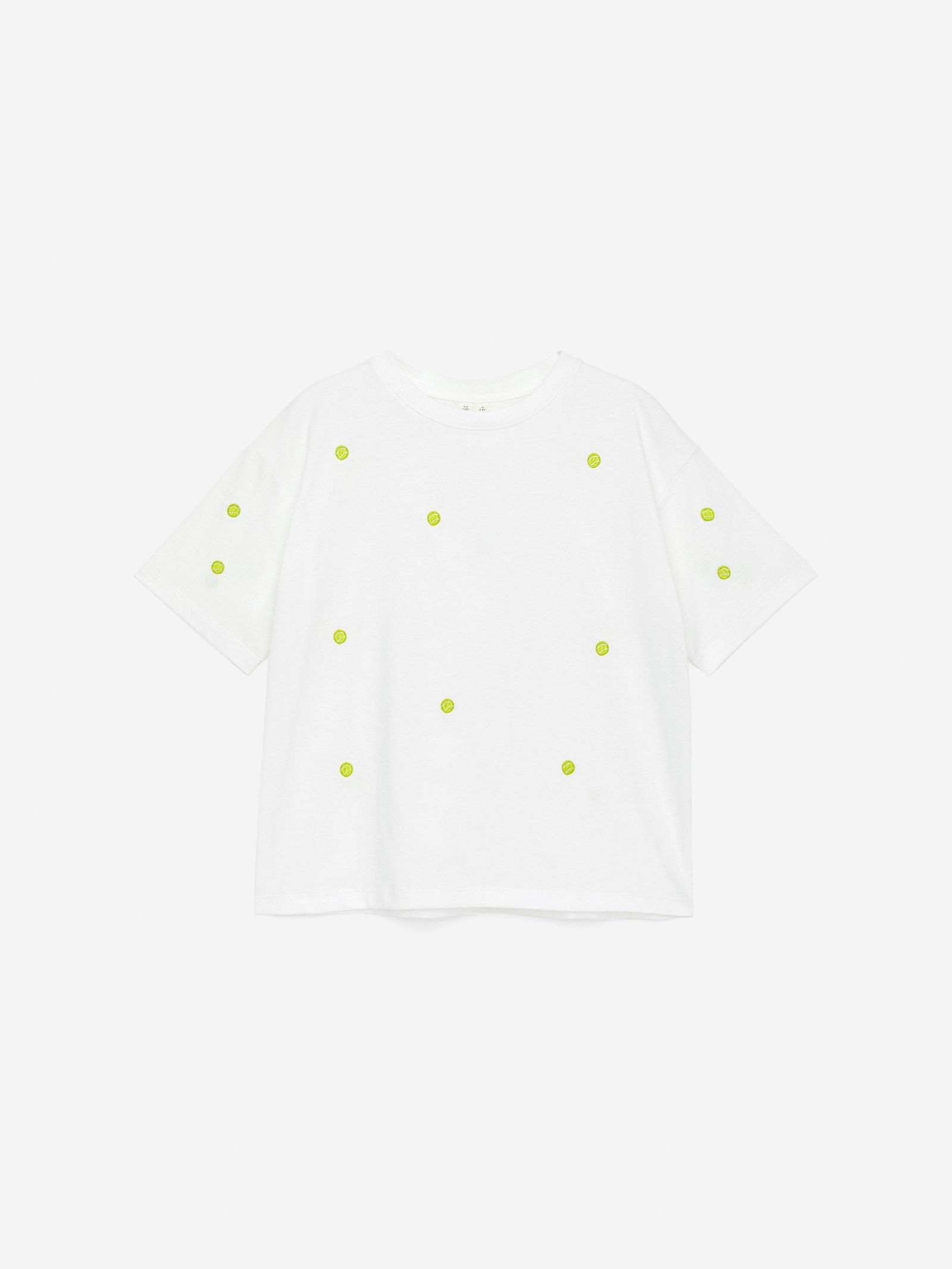 Flaming Tennis Ball Oversized T-Shirt