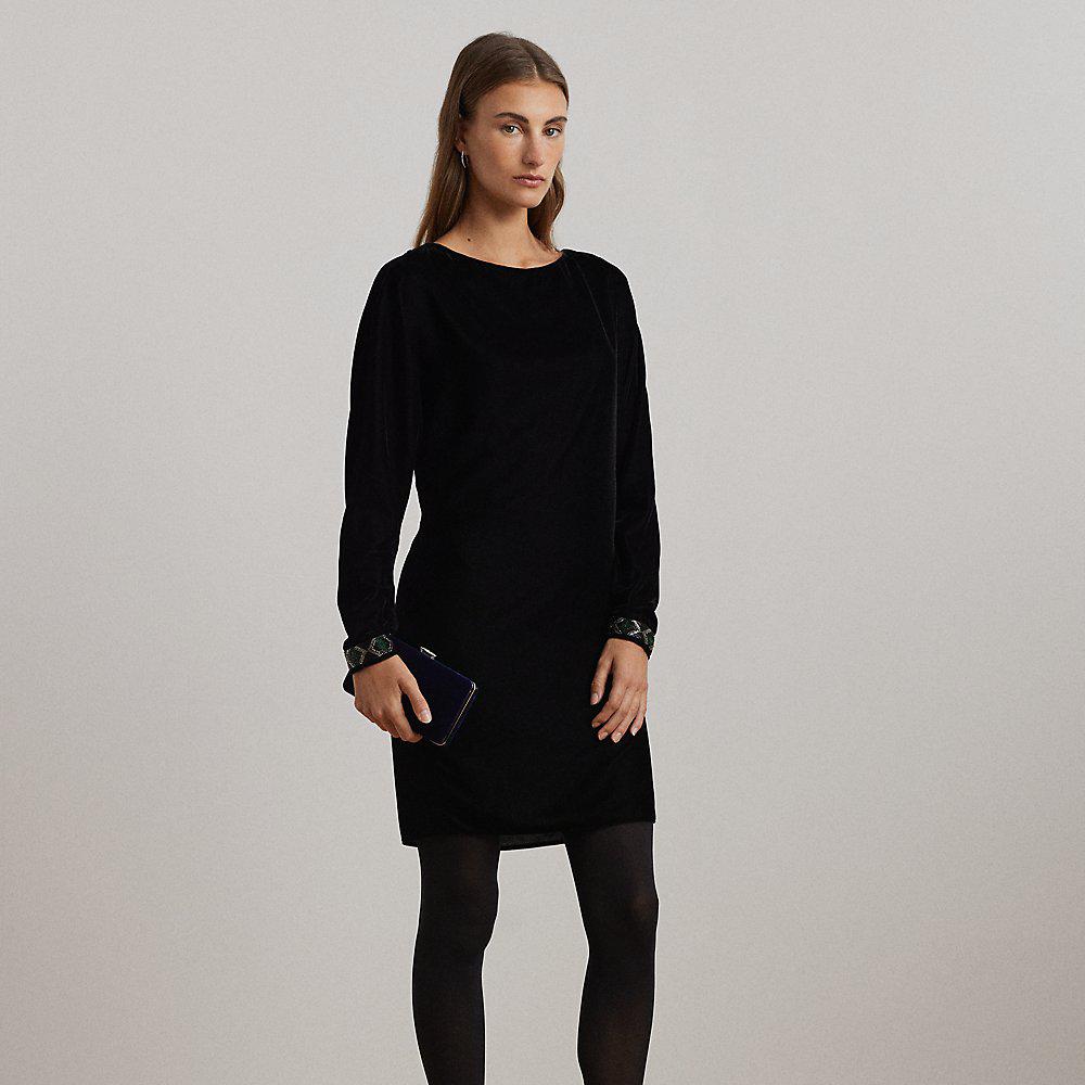 ralph lauren beaded mini dress Ralph Lauren Beaded Linen Dress