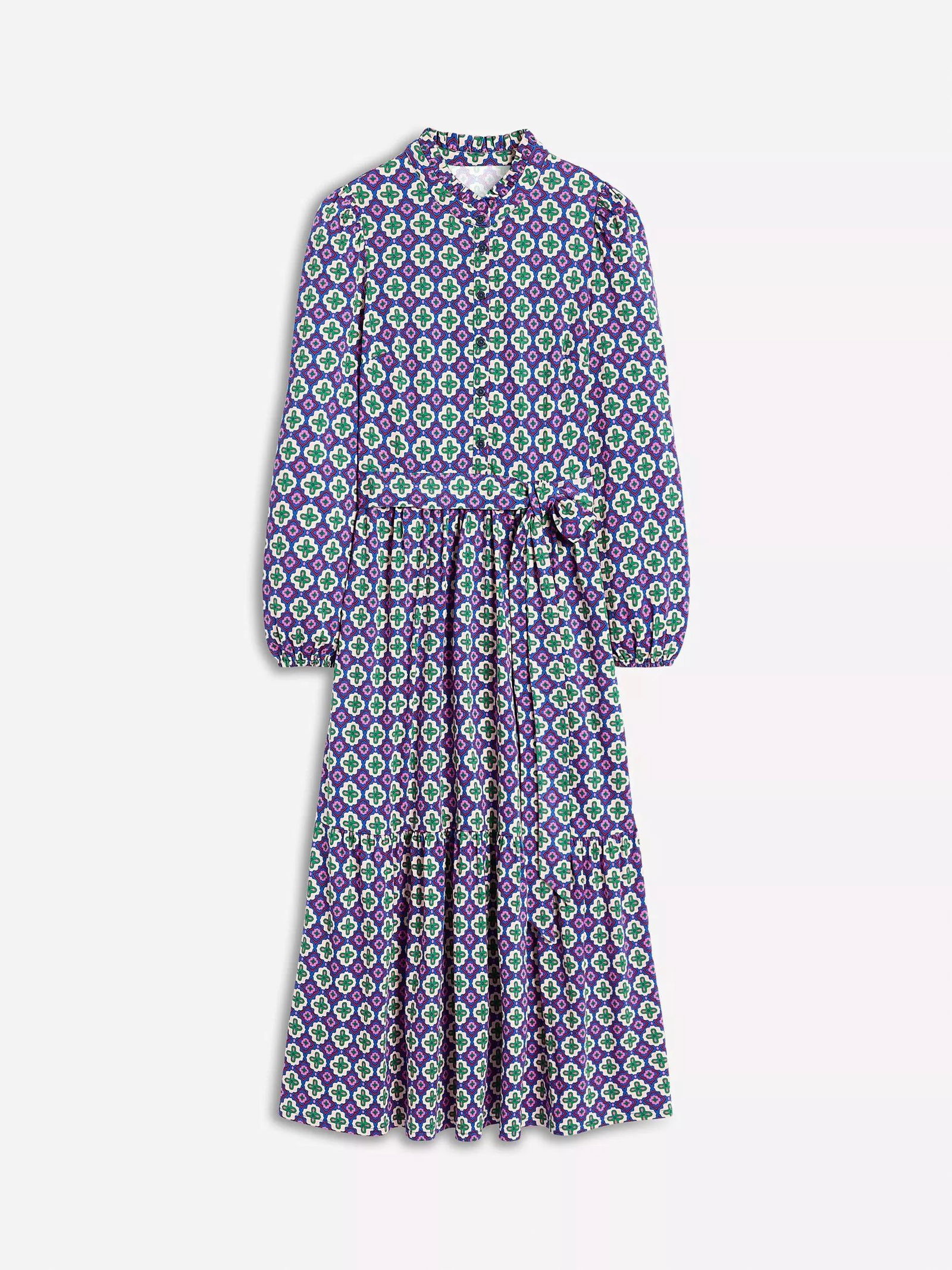 willow tiered jersey dress BODEN Willow Tiered Jersey Dress