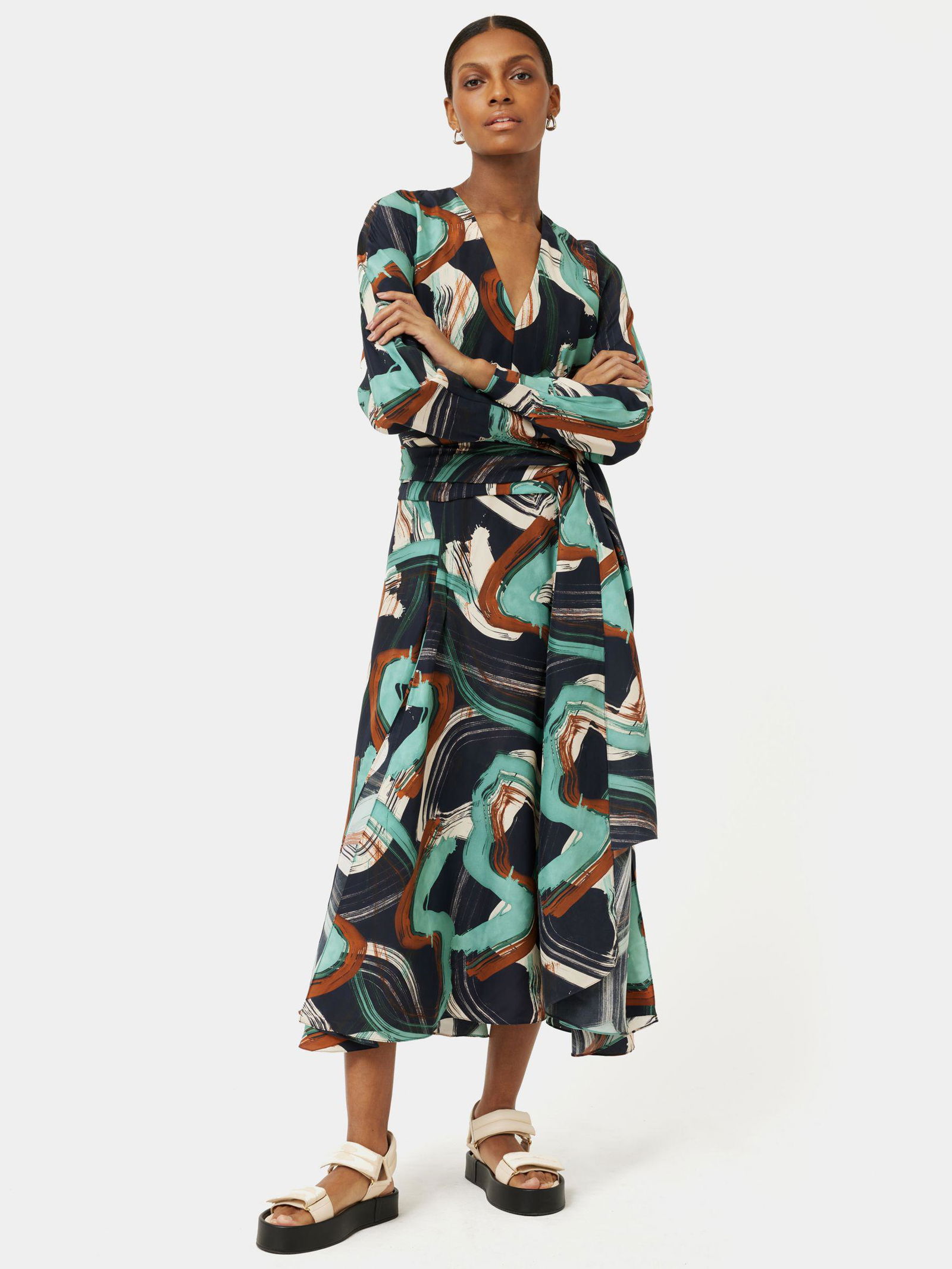 green emerald velvet dress Iris Cap Sleeve Satin Dress