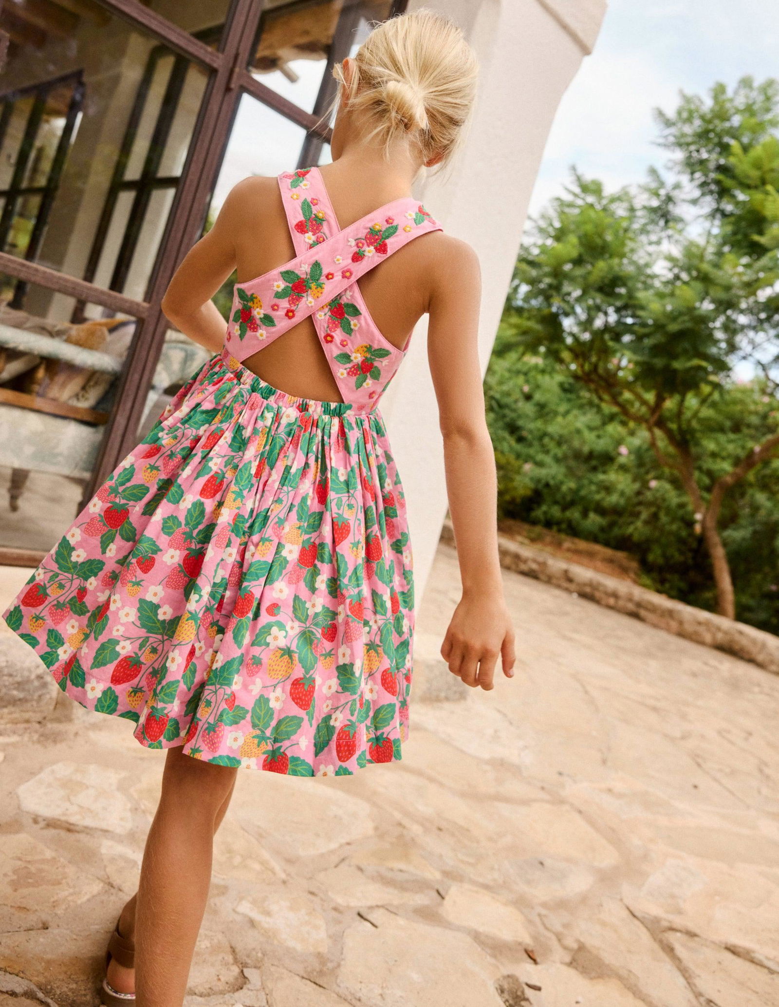 BODEN Harper Cross-Back Dress | endource