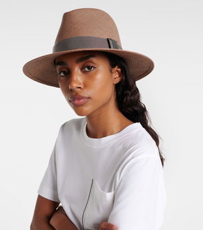 ALLSAINTS Lara Studded Straw Fedora | endource display picture 3
