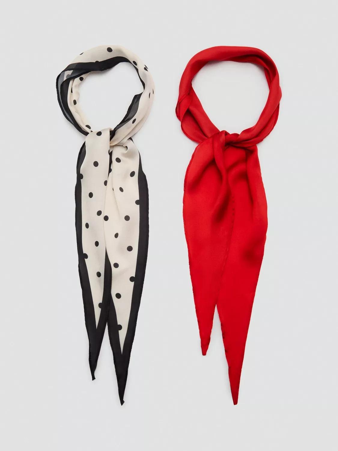 MANGO Rhombus Scarf, Pack of 2 | endource