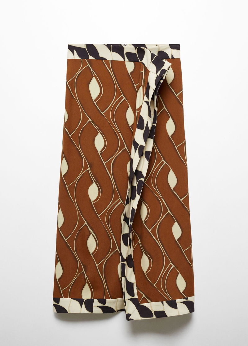 Animal Print Asos Ruffle Midi Skirt Lioness Bandeau Ruffle Skirt - Main Image