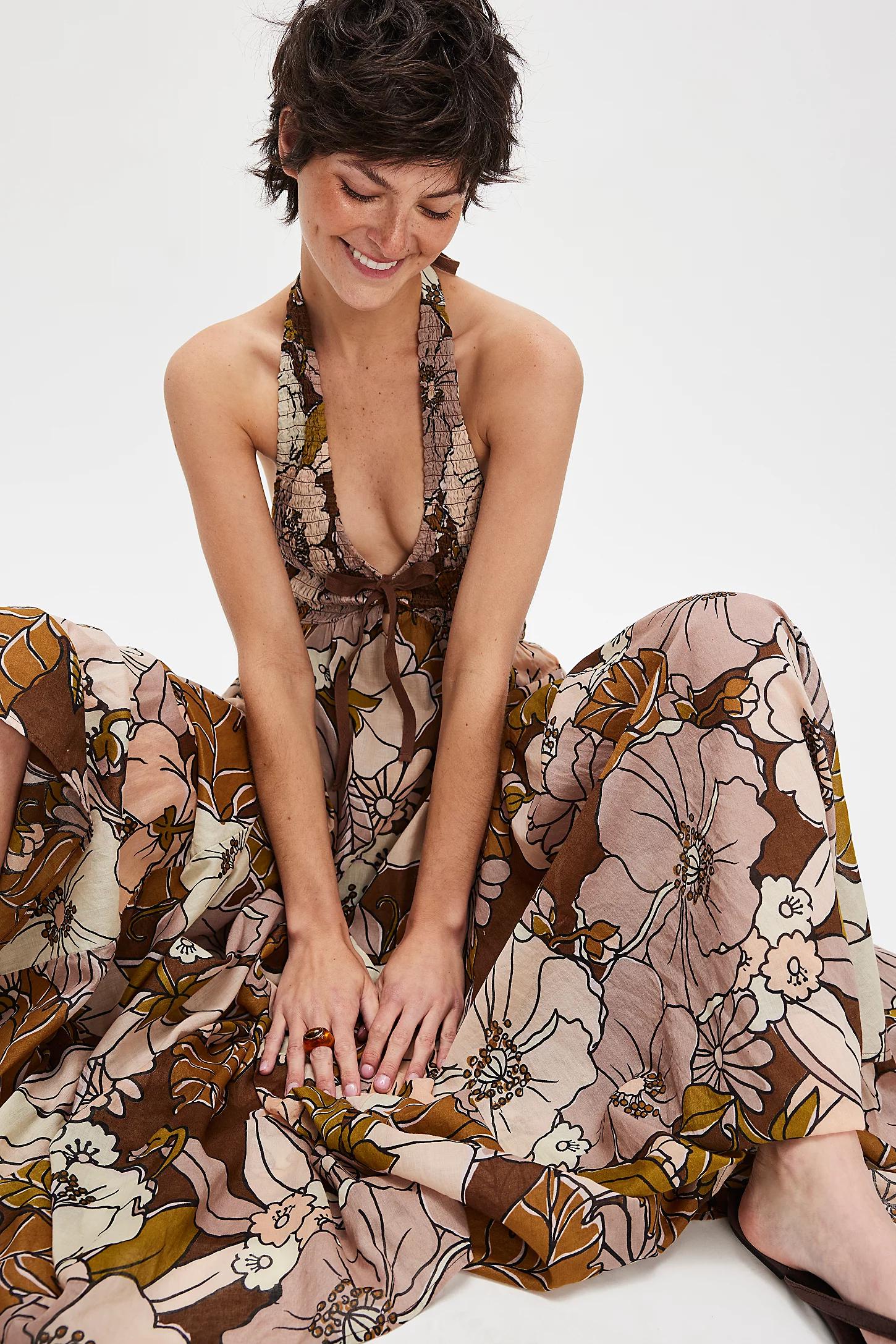 bayside florals maxi dress FREE PEOPLE Bayside Florals Maxi Dress