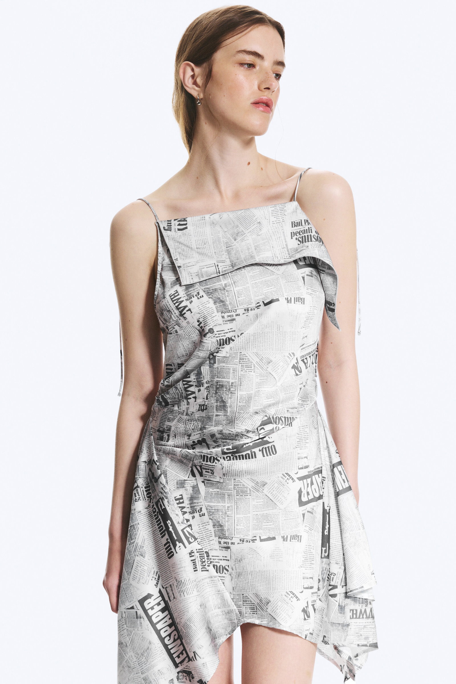 h&m a line dress Casual Dresses for Women - Summer Pleated A-Line Dress with Flying Sleeves