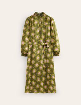 BODEN Jasmine Satin Midi Dress | endource