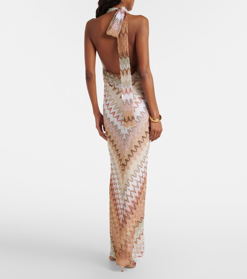 MISSONI Halterneck Lam Maxi Dress | endource MISSONI Halterneck Lam Maxi Dress | endource