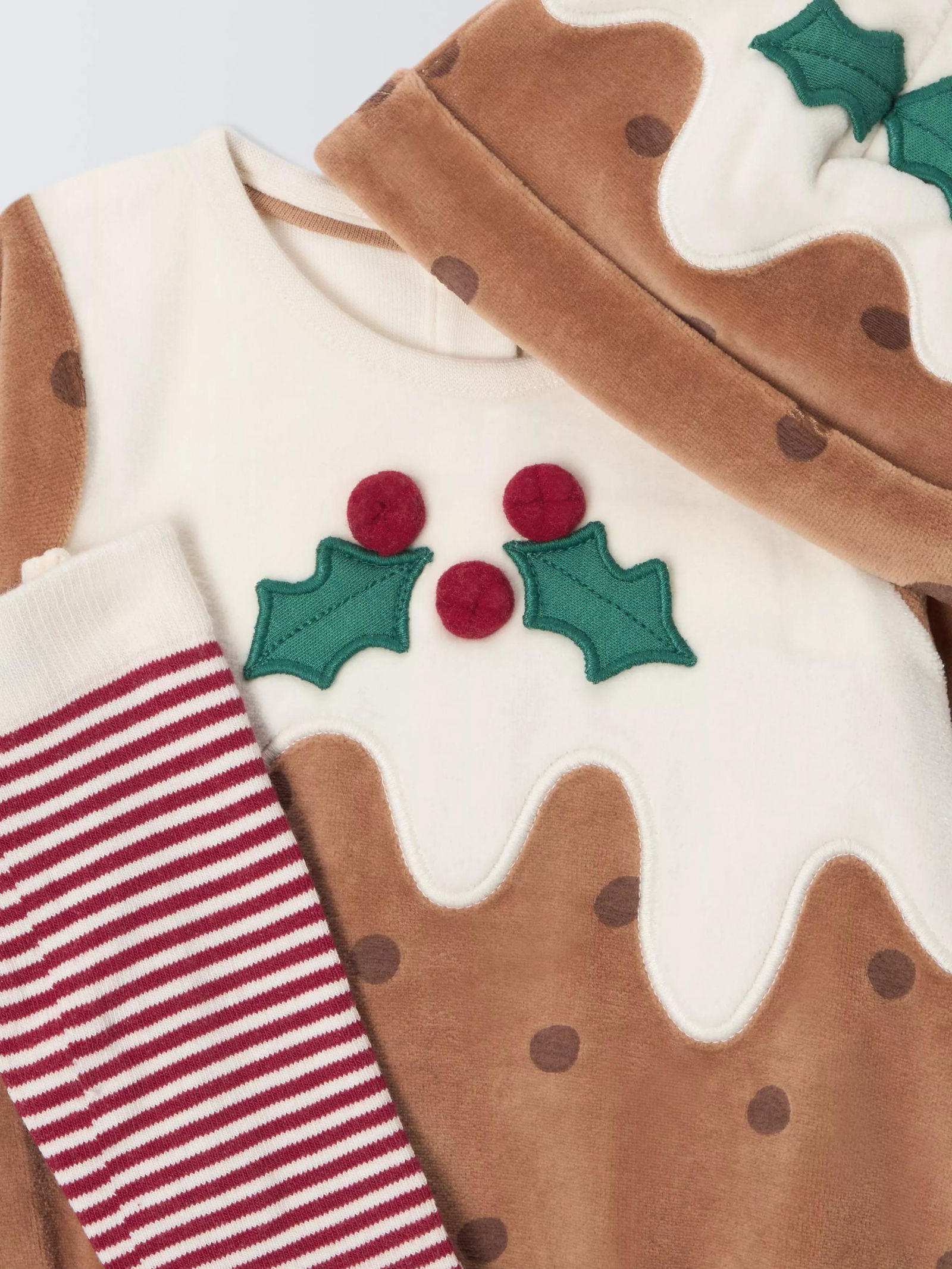 white christmas dresses Christmas Pudding Outfit Card main image 1