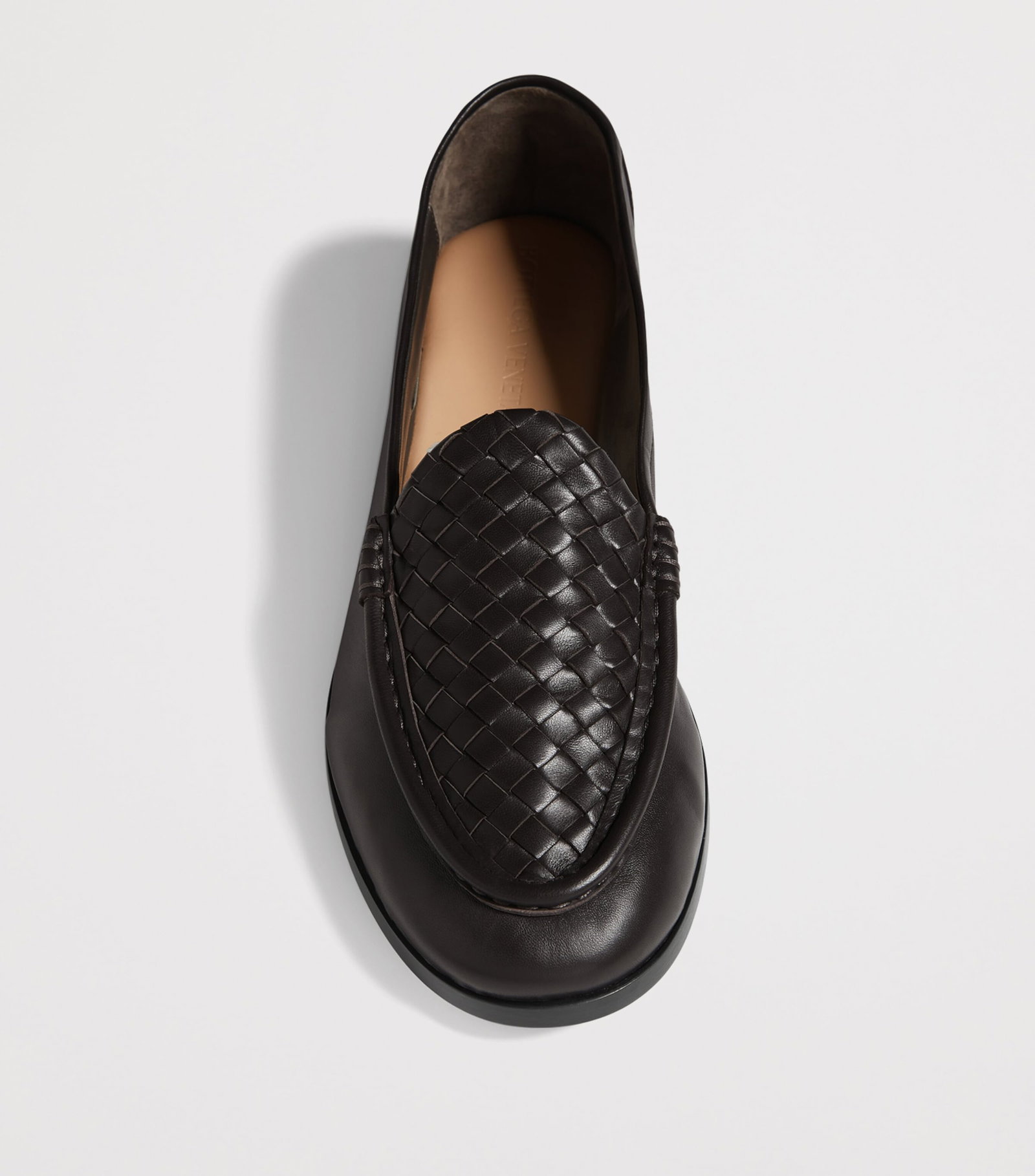 BOTTEGA VENETA Leather Intrecciato Loafers | endource