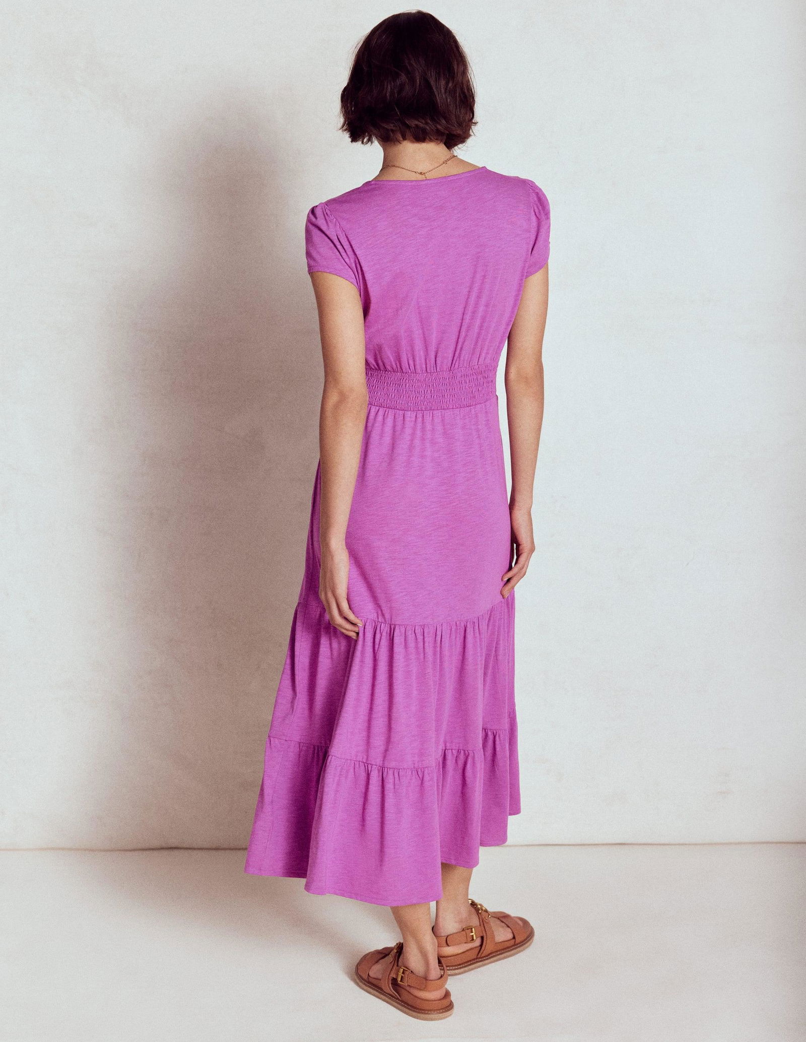 boden eloise tiered jersey dress Boden Eloise Tiered Jersey Dress in Blue