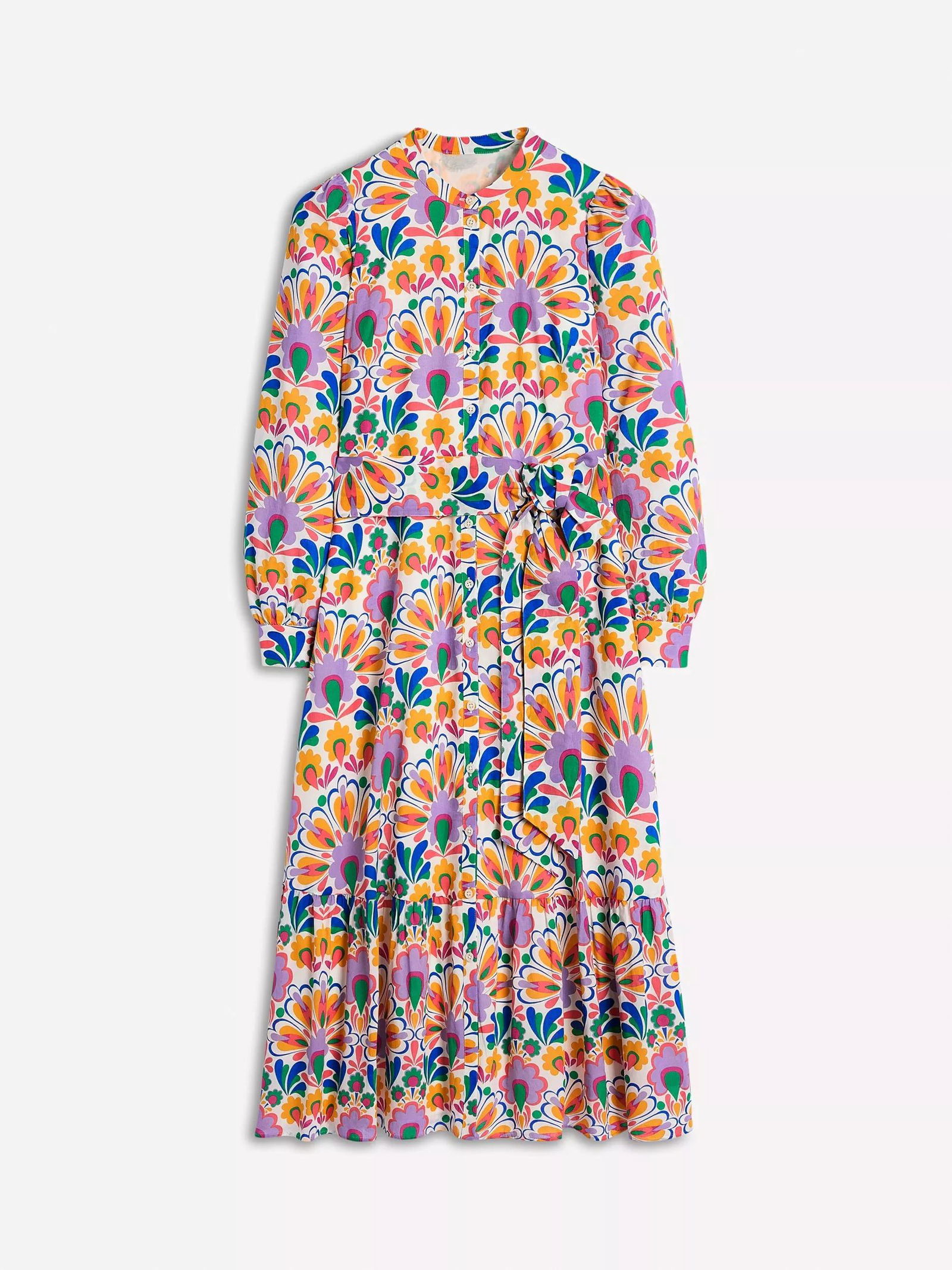 mia tiered shirt dress BODEN Mia Tiered Shirt Dress