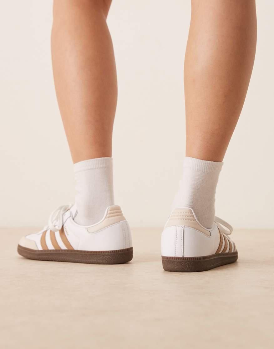 adidas gazelle silver green womens adidas Womens Samba OG (Cream White/Collegiate Green)  CNCPTS