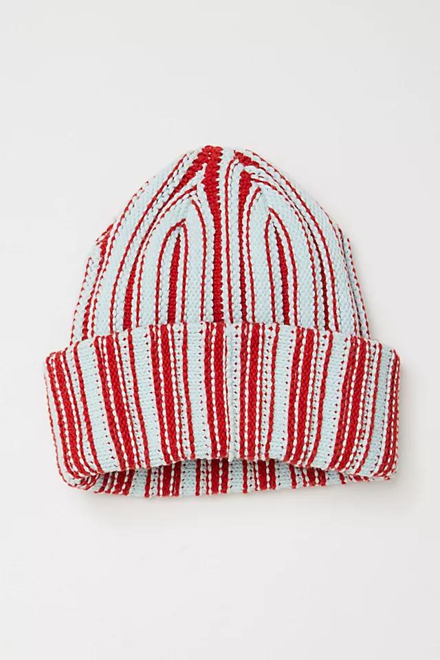NWT Free People Desert Stripe Beanie BLU.jpg main image 4