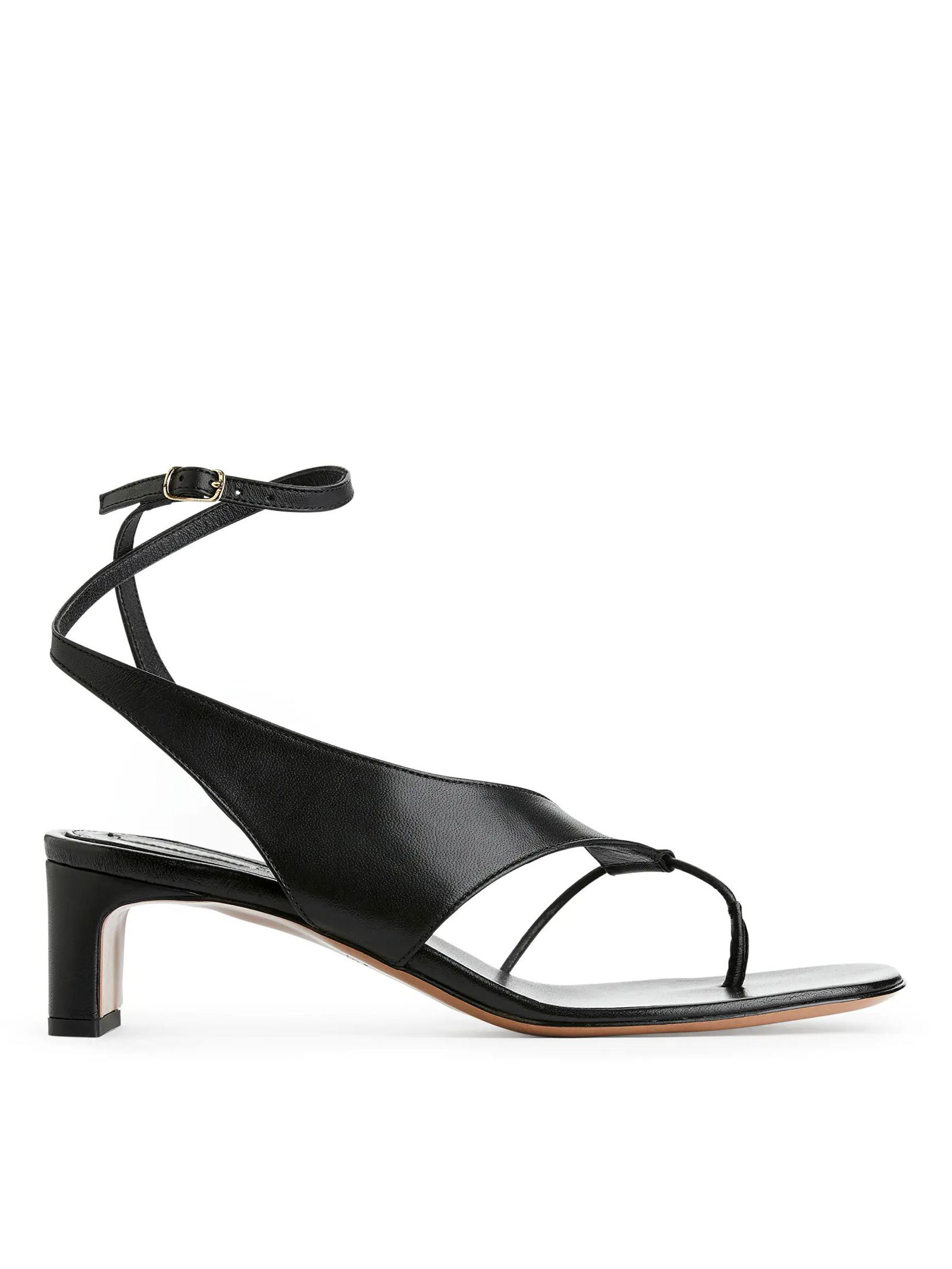 arket leather strap sandals