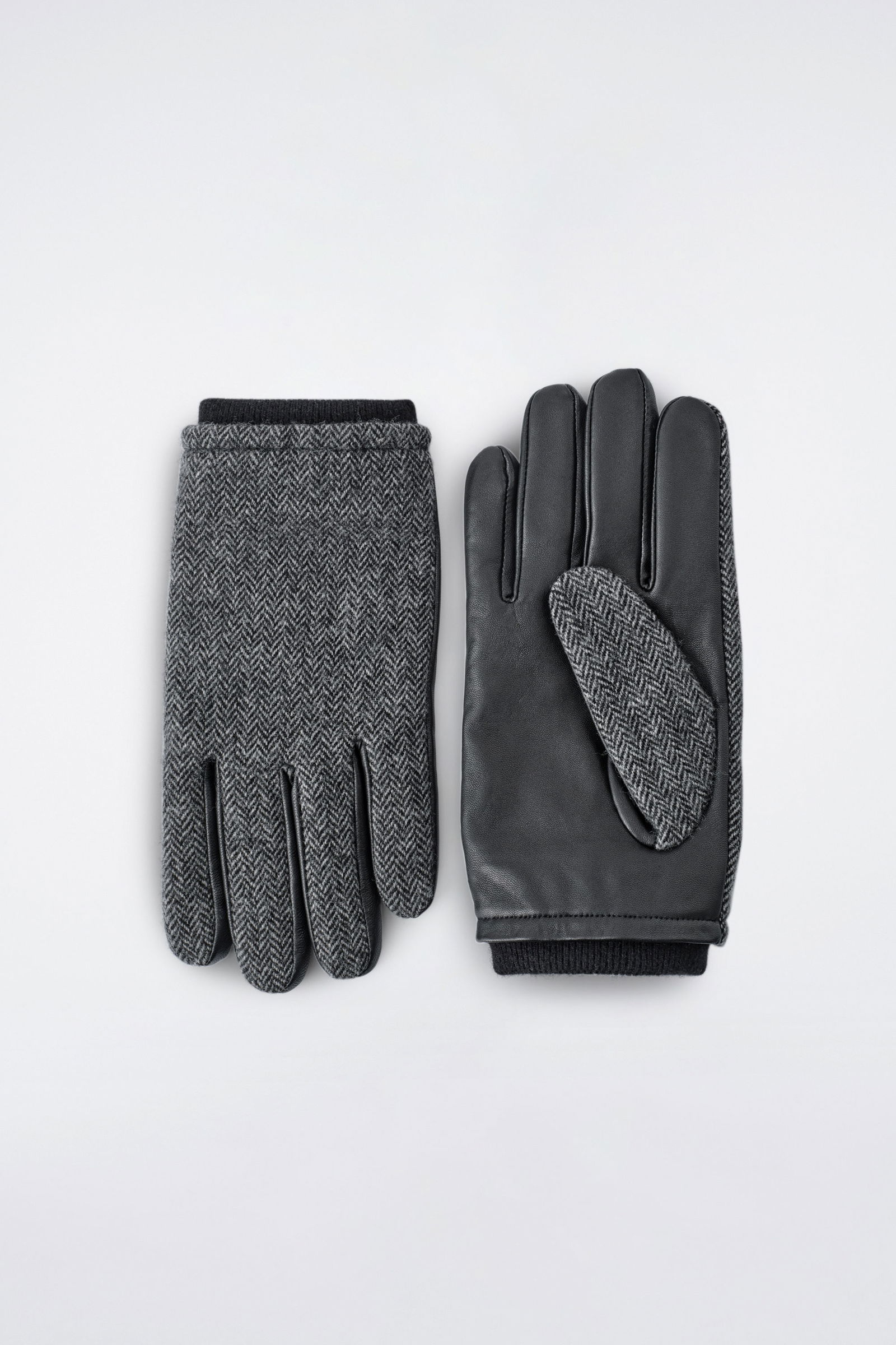 Cos Mittens COS Cashmere-Lined Leather Gloves | endource