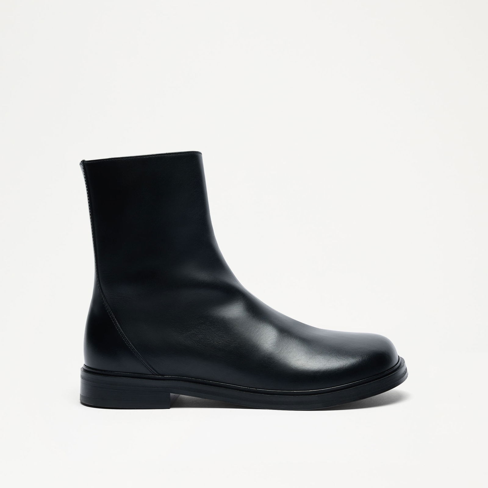Russell & Bromley Boots - Black soft Italian Leather Zip Up Boots 41.5 Black Leather Upper Russell & Bromley Boots for Women for  main image 2