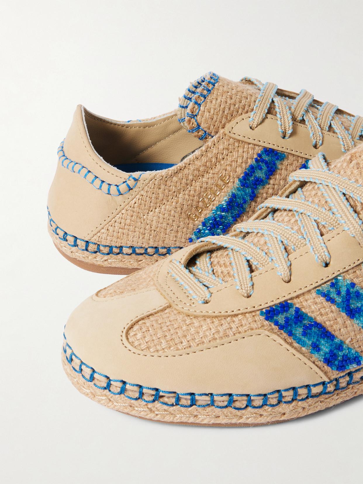 adidas gazelle silver green womens Lace and Pearl Charm Swarovski Adidas Original Gazelle OG – Pink Ivy