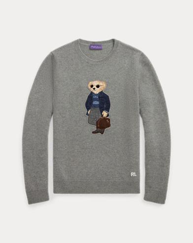 Polo Bear Sweater Ralph Lauren Purple Label Womens Ralph Lauren