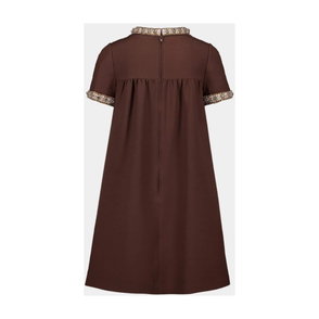 VALENTINO GARAVANI Embroidered Crepe Couture Short Dress- Female- - Short  Dresses- White- XS- Dresses | endource
