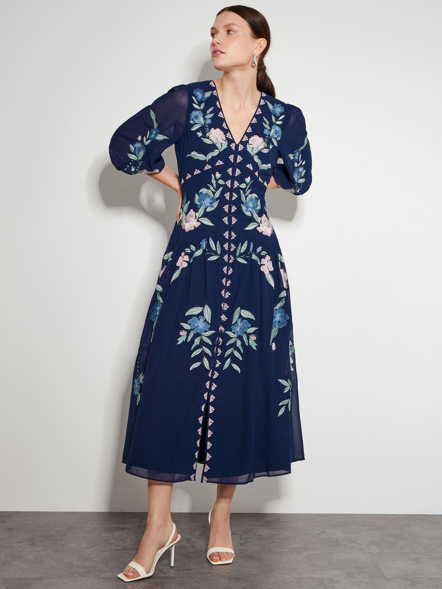 Monsoon Boho Berry Bird Dress - Monsoon