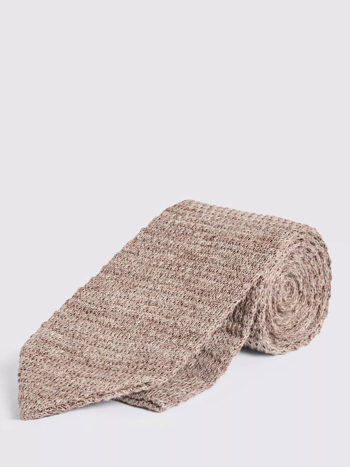 MOSS Linen Knitted Tie | endource