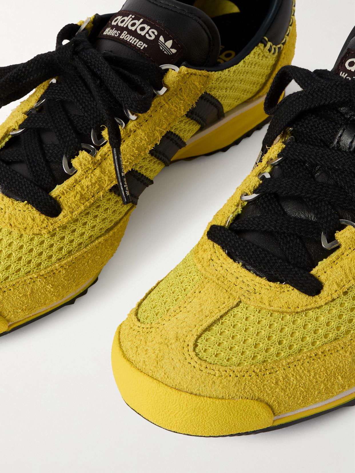 ADIDAS ORIGINALS adidas x Wales Bonner - SL76 Leather-Trimmed 