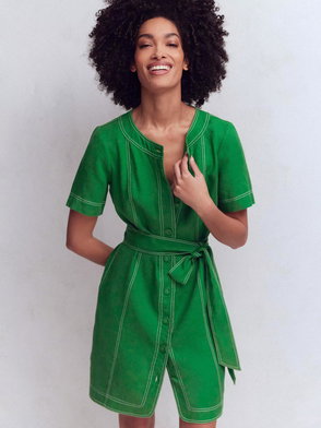 BODEN Evie Linen Shirt Dress | endource