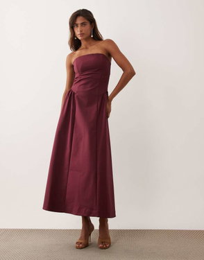 black strapless denim dress Nicolette Mini M / Black Best of Spring CLP The RAW INDIGO PAMELA A little try on SIZE:9US/42EU