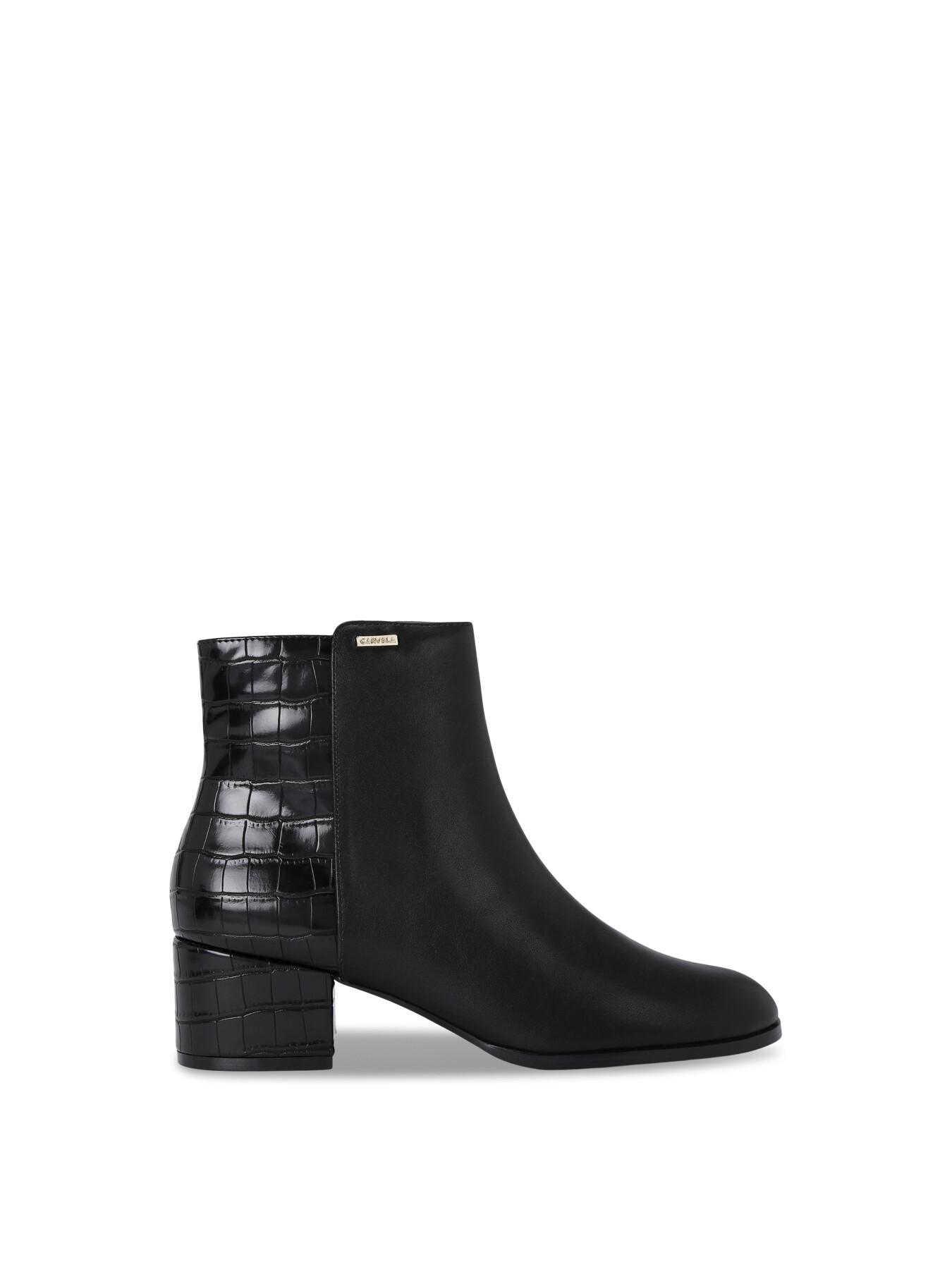 Geox Women's D New Callie A Ankle Boot | Black Open Toe Bootie With Side Zip | Size 36 EU / 6 M US