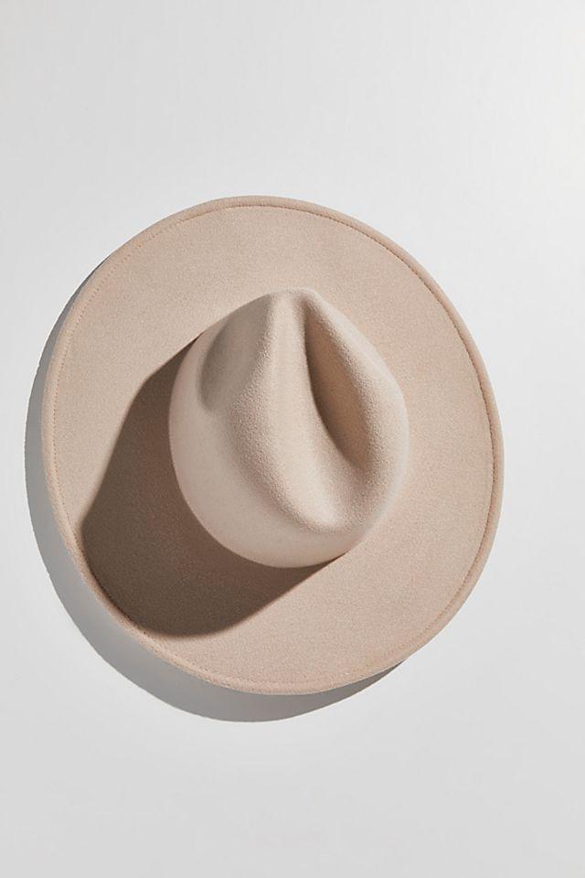 New: Free People A Clean Slate Wool Fedora Hat. One Size FREE PEOPLE Clean Slate Felt Hat | endource main image 3