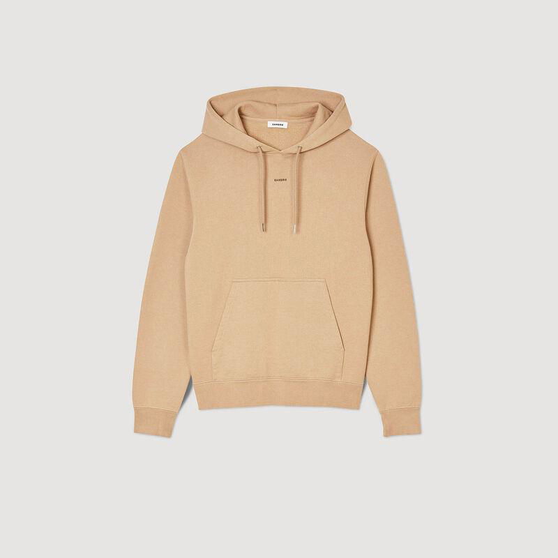 Sandro beige hooded sweatshirt