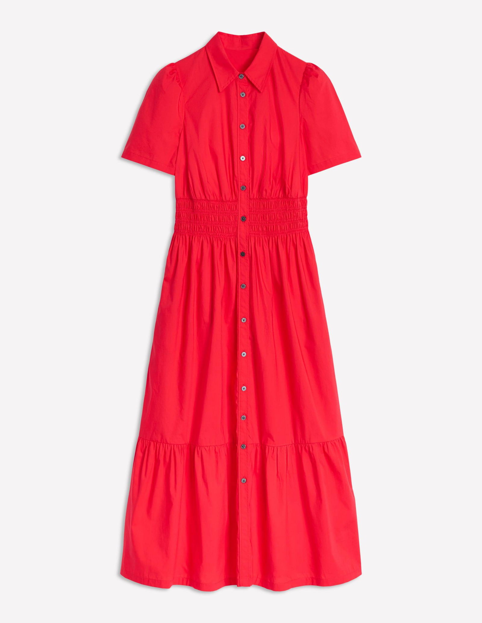 boden smocked linen shirt dress BODEN Smocked Linen Shirt Dress