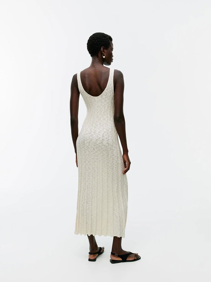 Rib Bouclé Dress