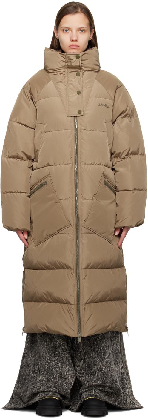 Oversized Jackets Ganni Heavy Tech Puff Coat GANNI Tech Puffer