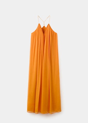 strapless open back dress Two Pieces Sequins Homecoming Dress Orange Short Dresses Mini Cocktail Dress ARD2975 main image 1
