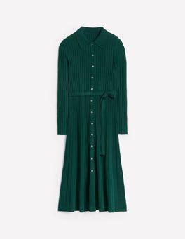 BODEN Rachel Knitted Shirt Dress | endource