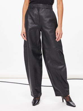 KAREN MILLEN Linen Rib Waist Jogger