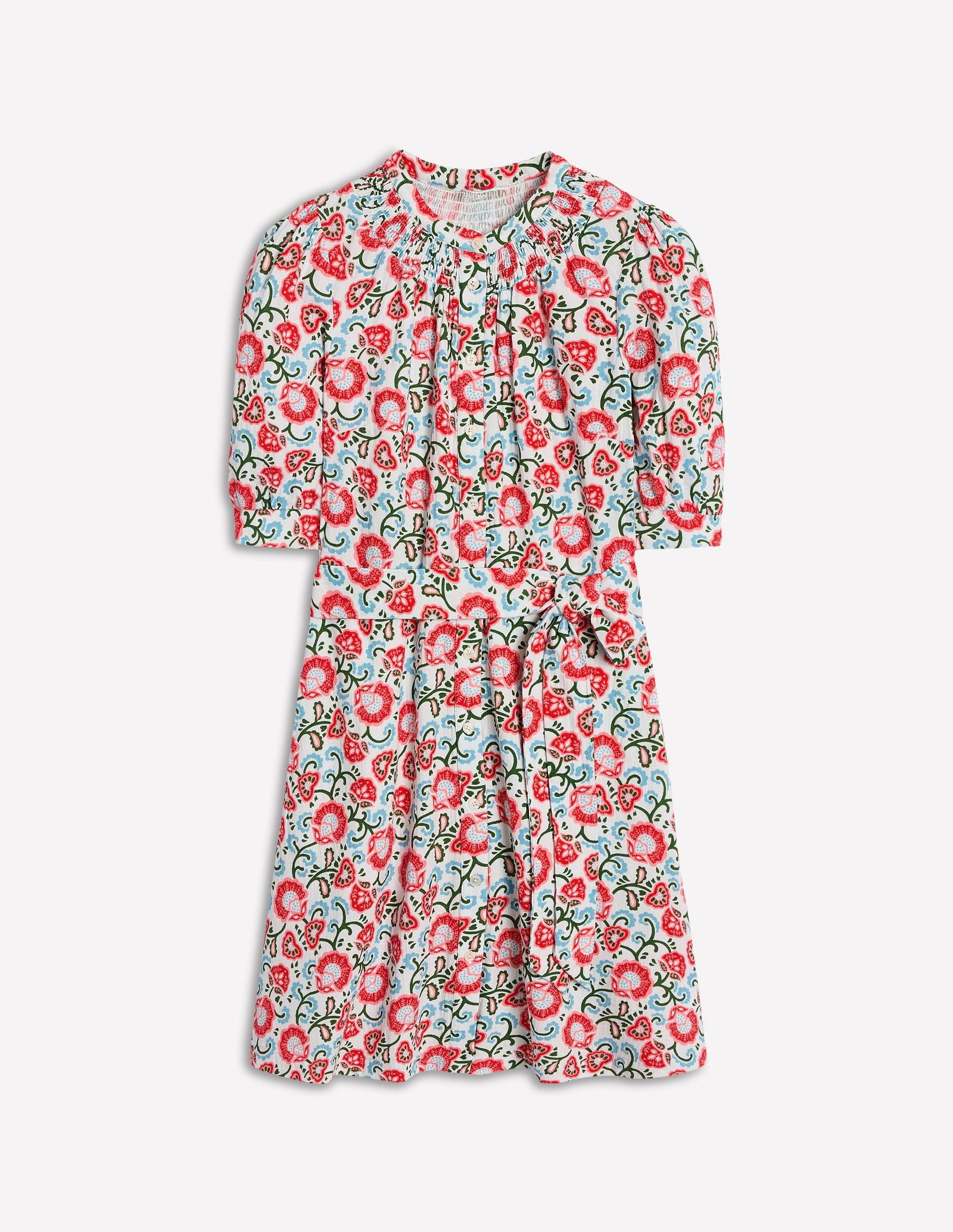 boden daisy double cloth short dress Boden Daisy Double Cloth Short Dress in Green
