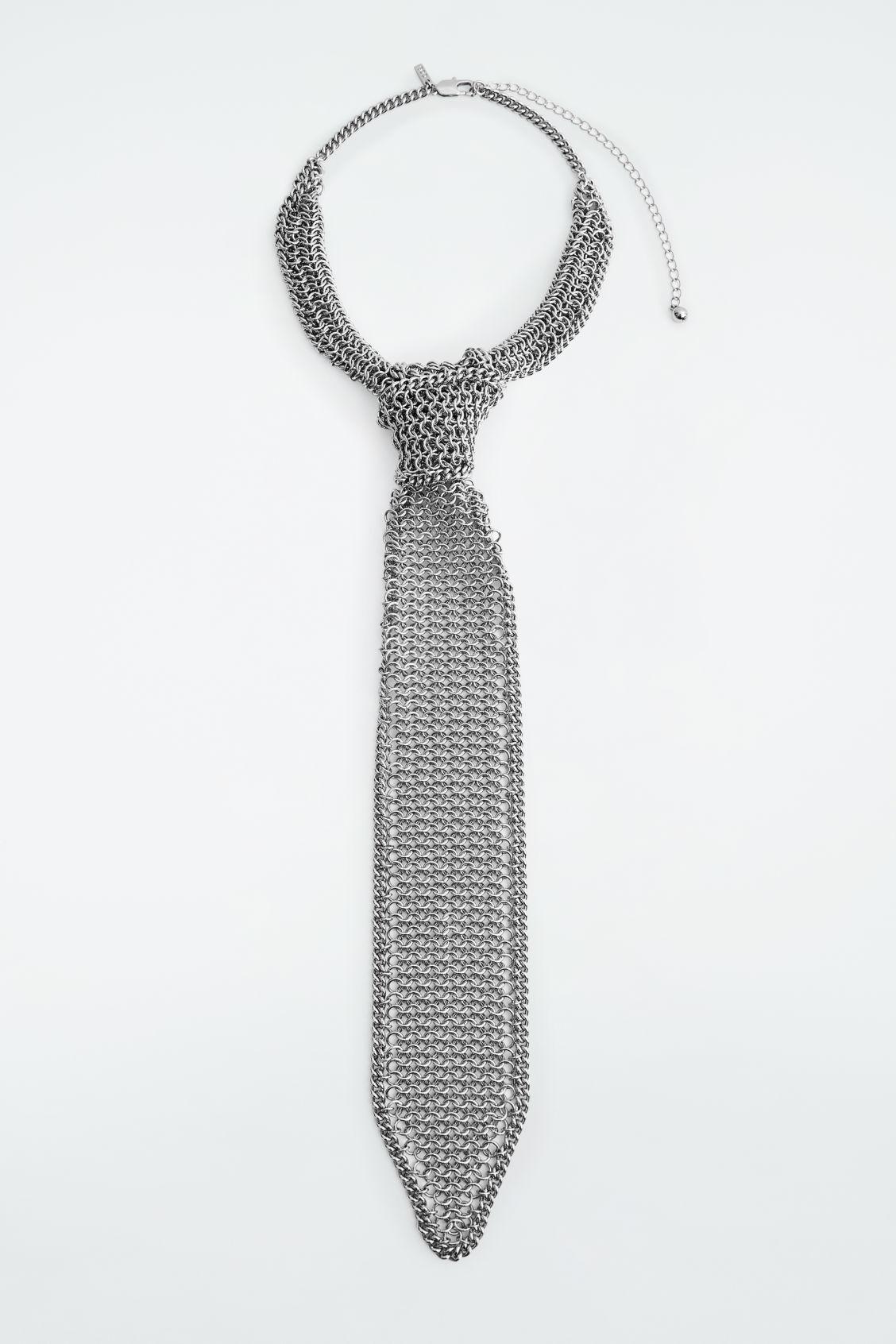 COS Chainmail Tie in SILVER | endource