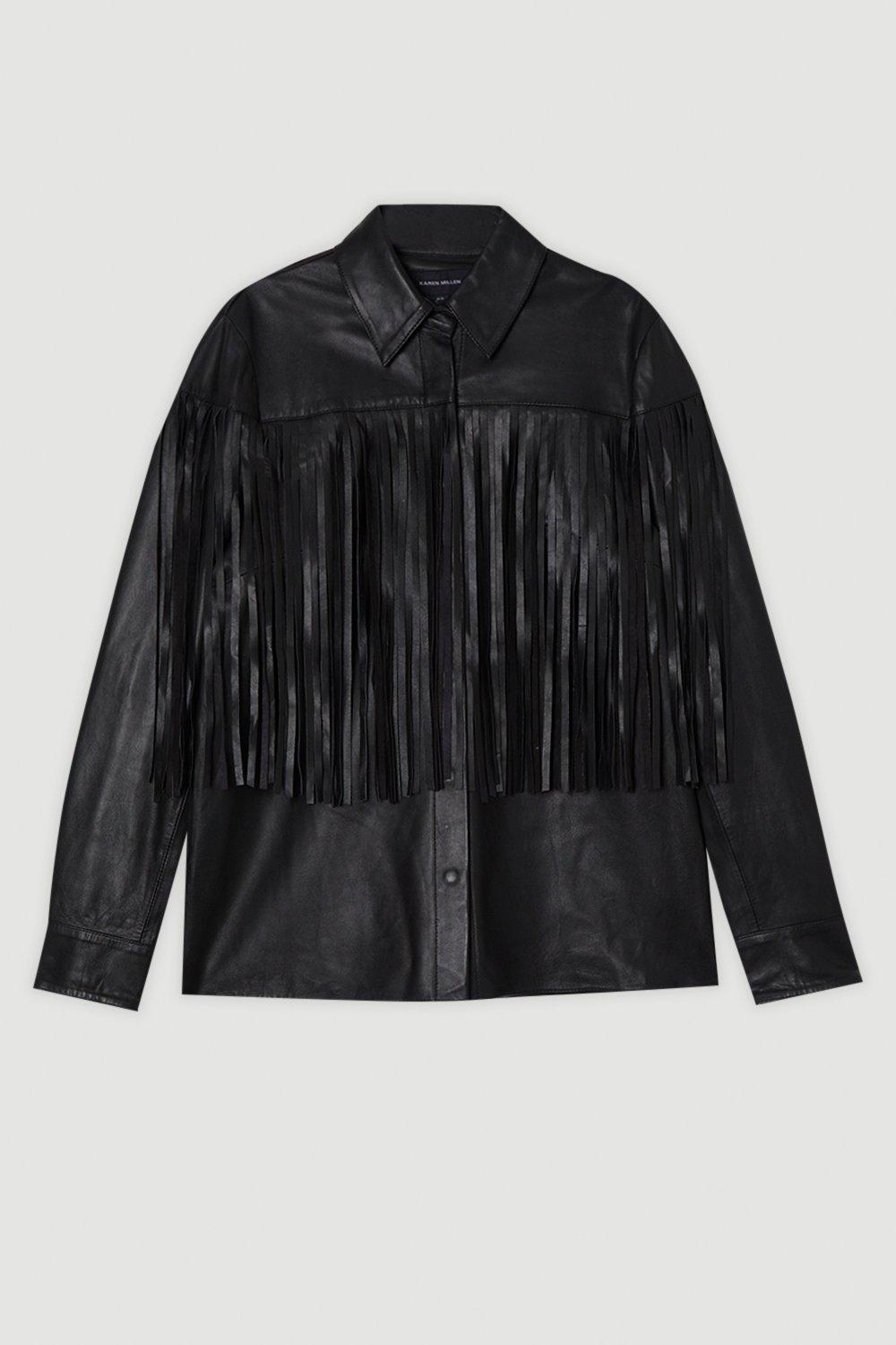 KAREN MILLEN leather jacket