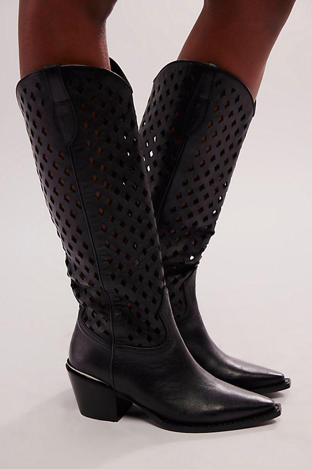 FREE PEOPLE FP Collection - Diamonds Are Forever Cowboy Boots in Sand ...